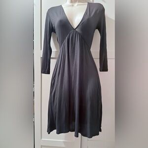 Urban Outfitters Black A-Line Long Sleeve Dress